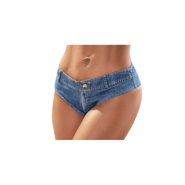 Micro short imitation jean 